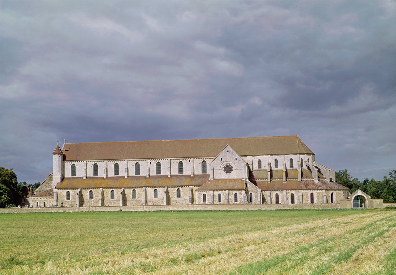 Utsikt över cistercienserklostret, byggt 1140-60 av French School