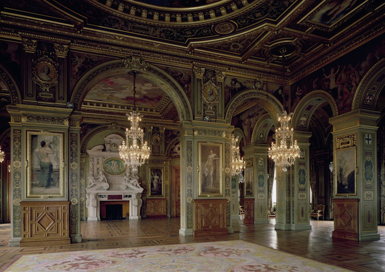 Utsikt över Salle des Arts, efter 1871 av French School