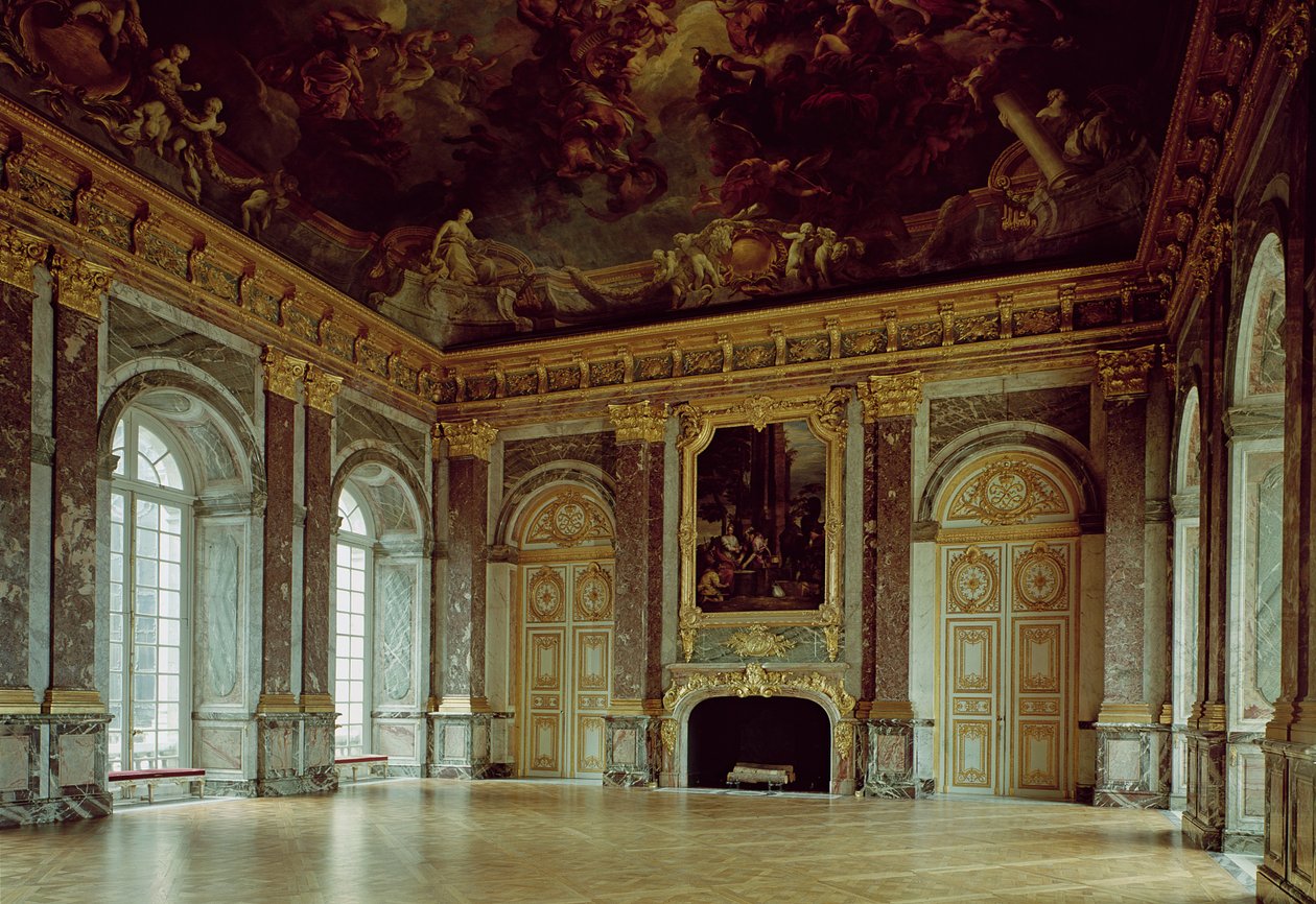 Utsikt över Salon dHercule, invigd 1739 av French School