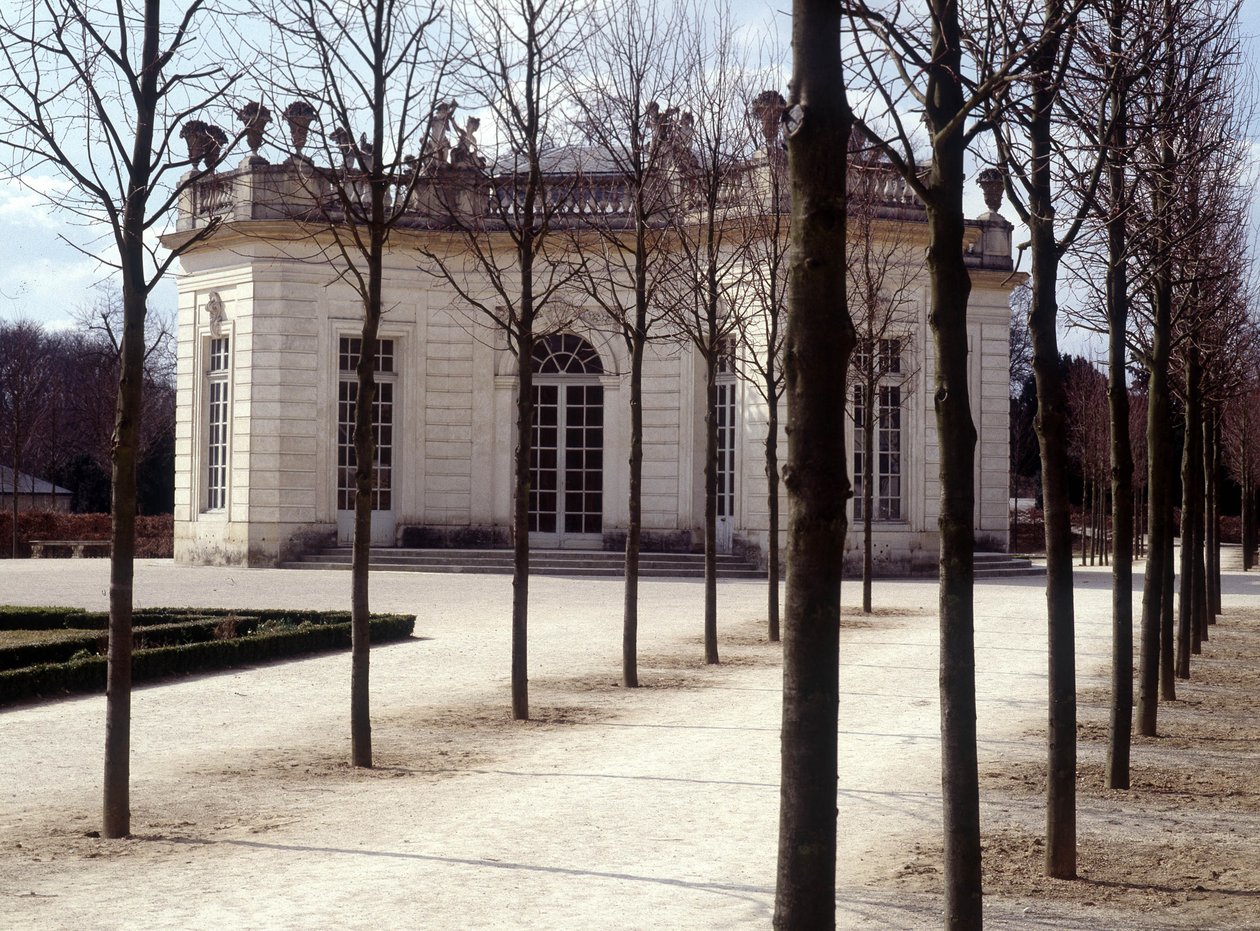 Utsikt över Trianon i Versailles i Yvelines (78). av French School