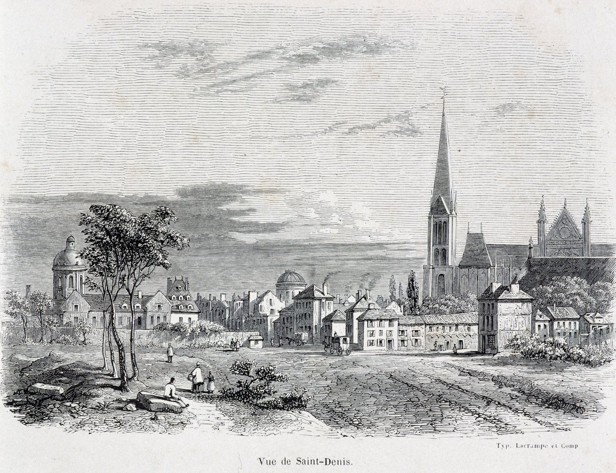 Utsikt över slottet Vaux Le Vicomte (Vaux-Le-Vicomte) från entrésidan (trädgårdar av Le ours) - av Perelle, sent 1600-tal av French School