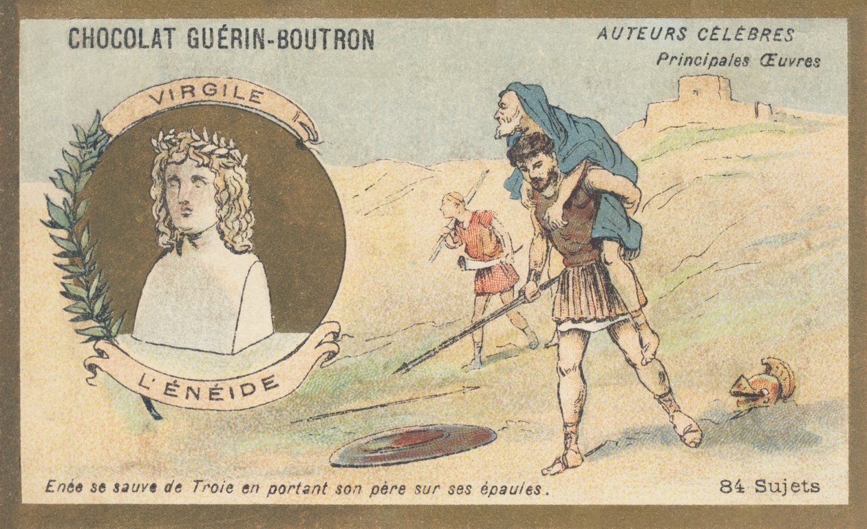 Vergilius (70 f.Kr. J-C-19 f.Kr.), latinsk poet, författare till "L