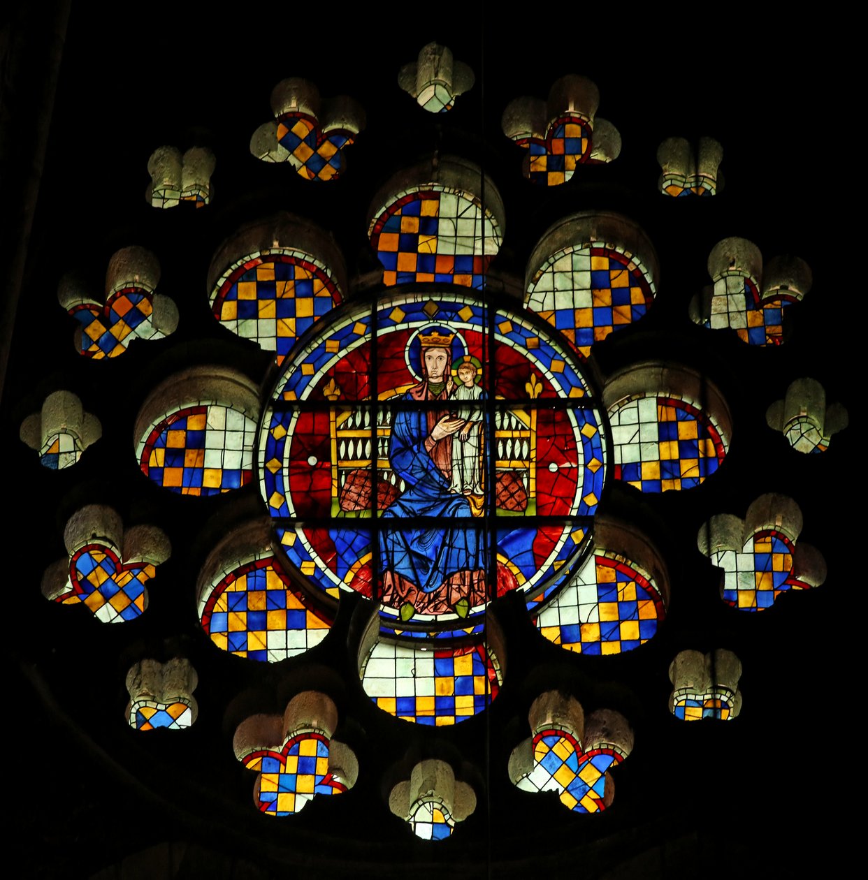 Virgin & Child (w120) av French School