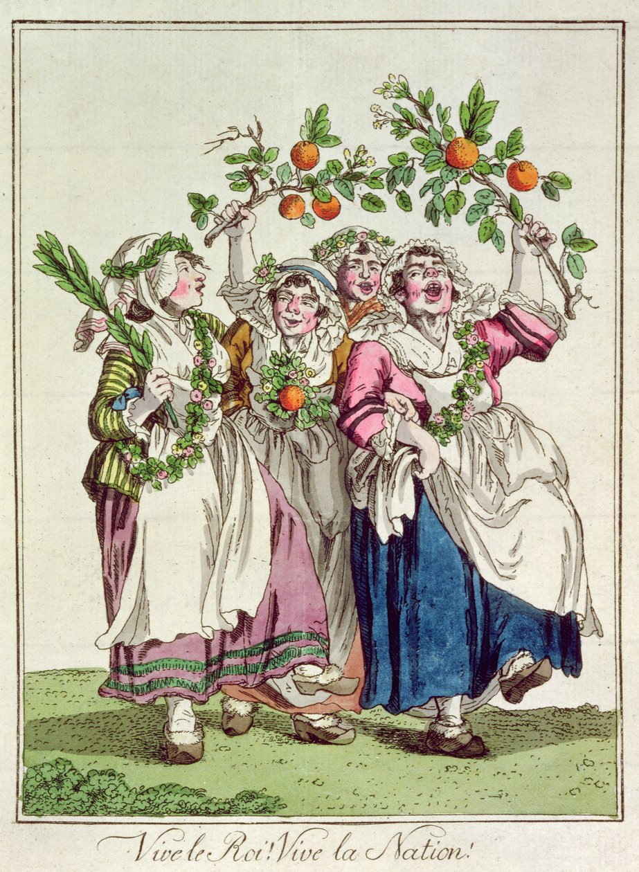 Länge leve kungen! Länge leve nationen!, 1789 av French School