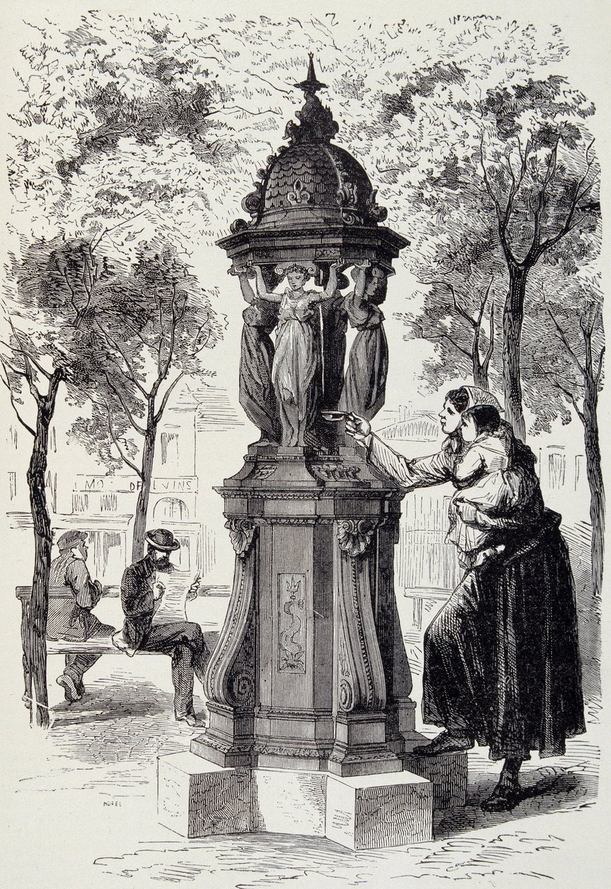 Wallace Fountain av French School