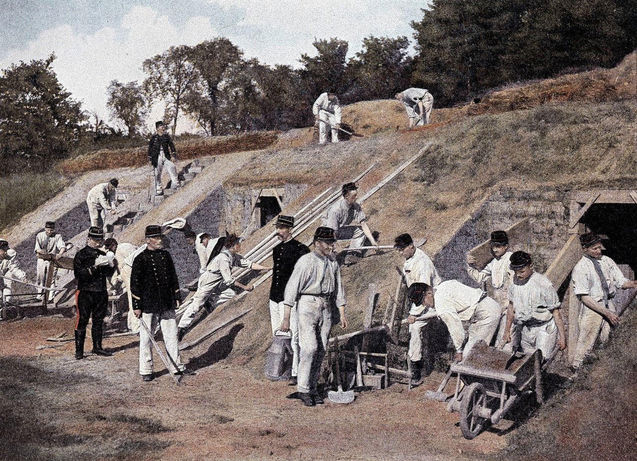 War de mines (försvar) - i ""Album Military"" - Genie av French School