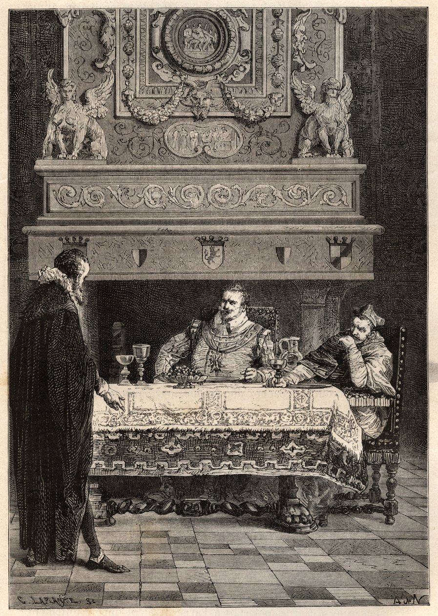 Religionskrig under Henri IV:s regering - Jean Lemaitre advokat, Charles de Normandy (1554-1610) hertig av Mayenne och ärkebiskopen av Lyon (Pierre de Saint Priest d