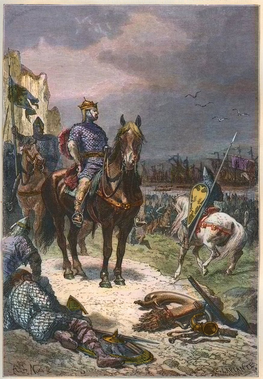 Vilhelm Erövraren (William II av Normandie eller Vilhelm I av England av French School