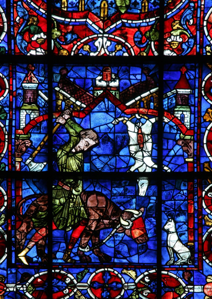 Fönster w103 som visar donatorer - slaktare av French School