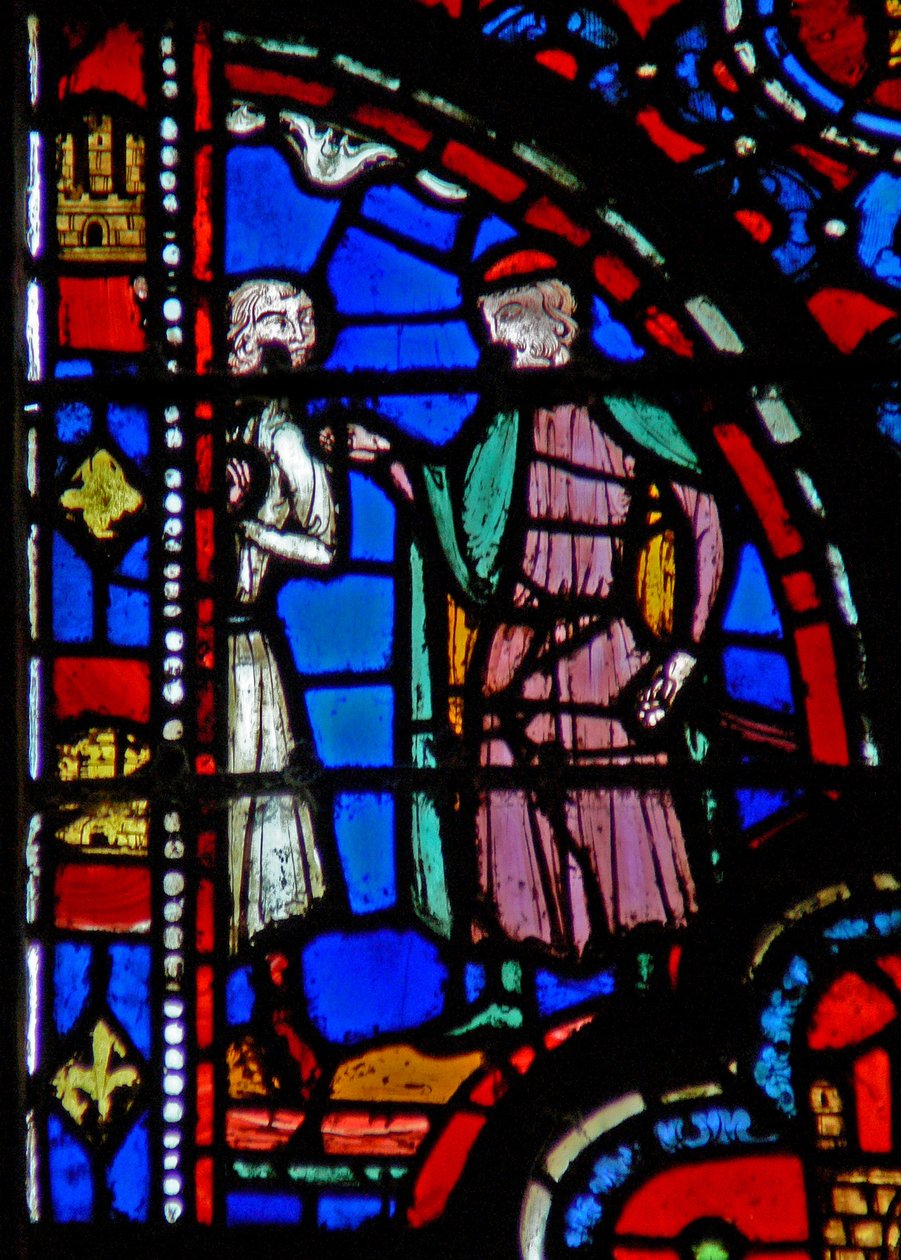 Fönster w13 Triumph of Mordecai Esth VI 11 av French School
