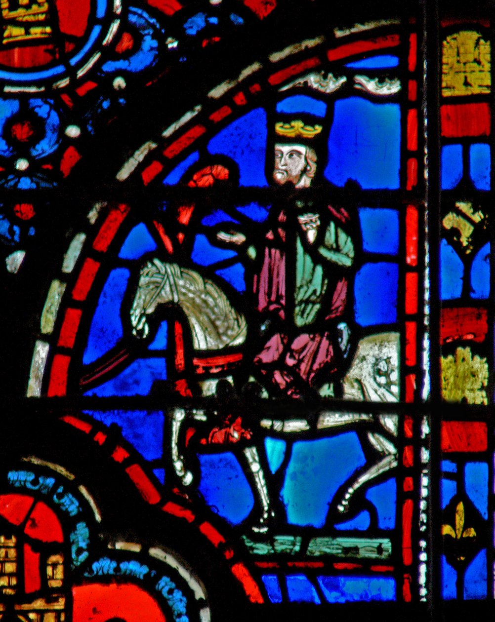Fönster w13 Triumph of Mordecai Esth VI 11 av French School