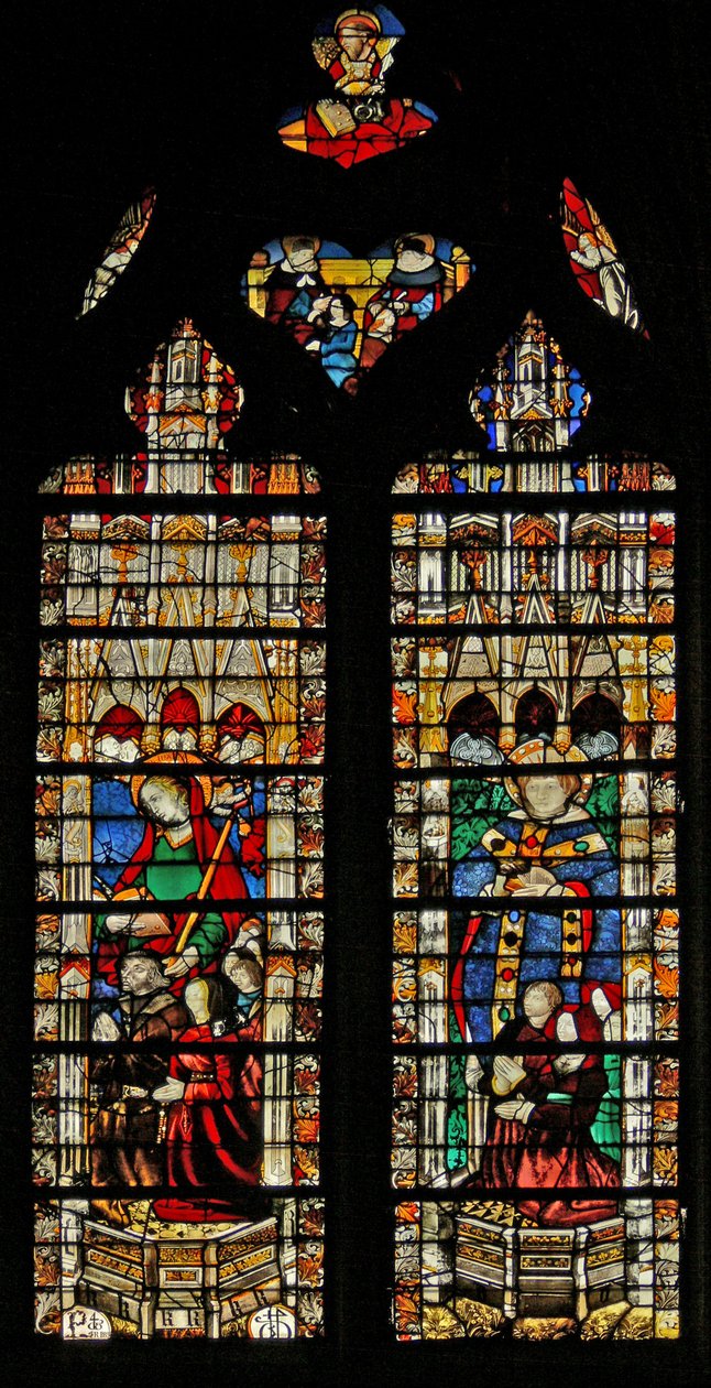Fönster w204 föreställande St Genevieve av French School
