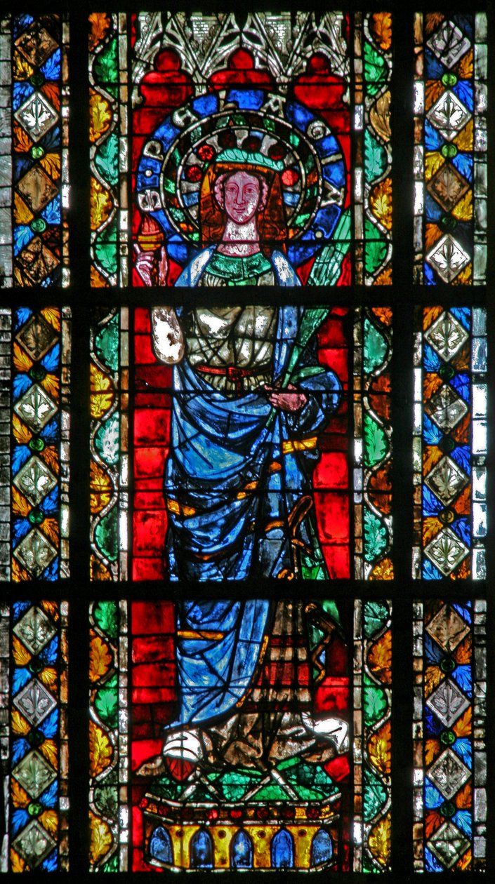 Fönster w204 föreställande St Pélagie av French School