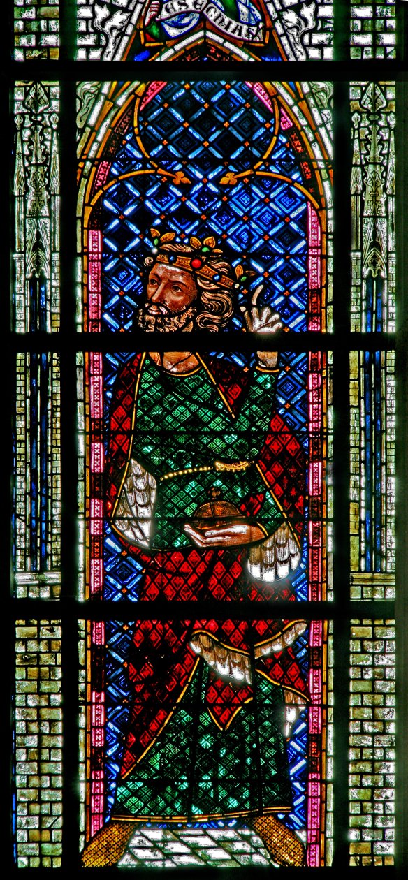 Fönster w214 föreställande Gaspard av French School