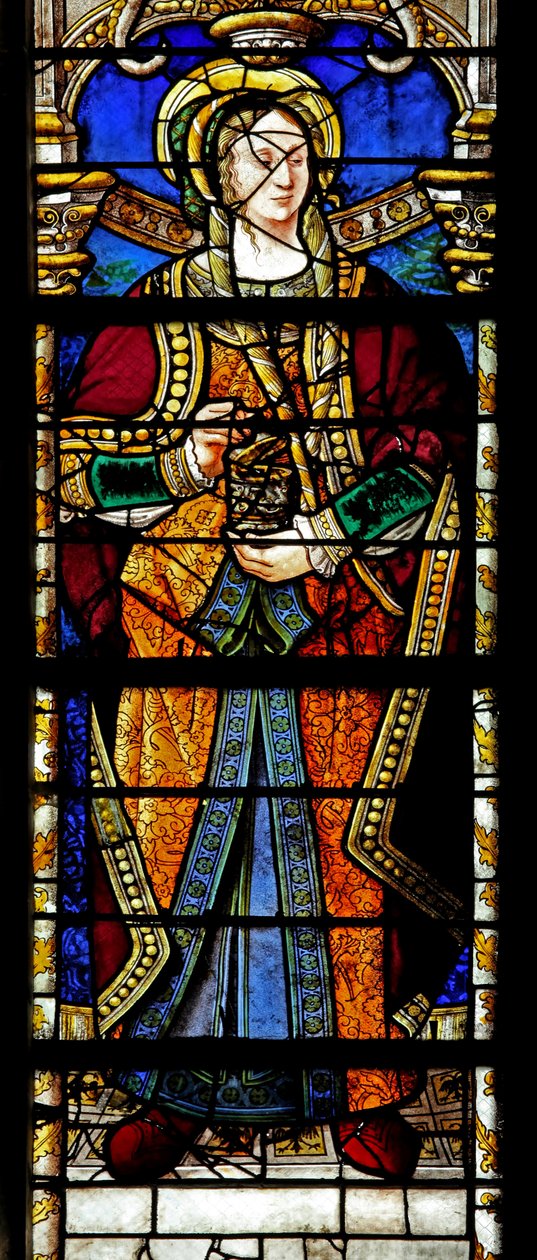 Fönster w2 föreställande Maria Magdalena av French School