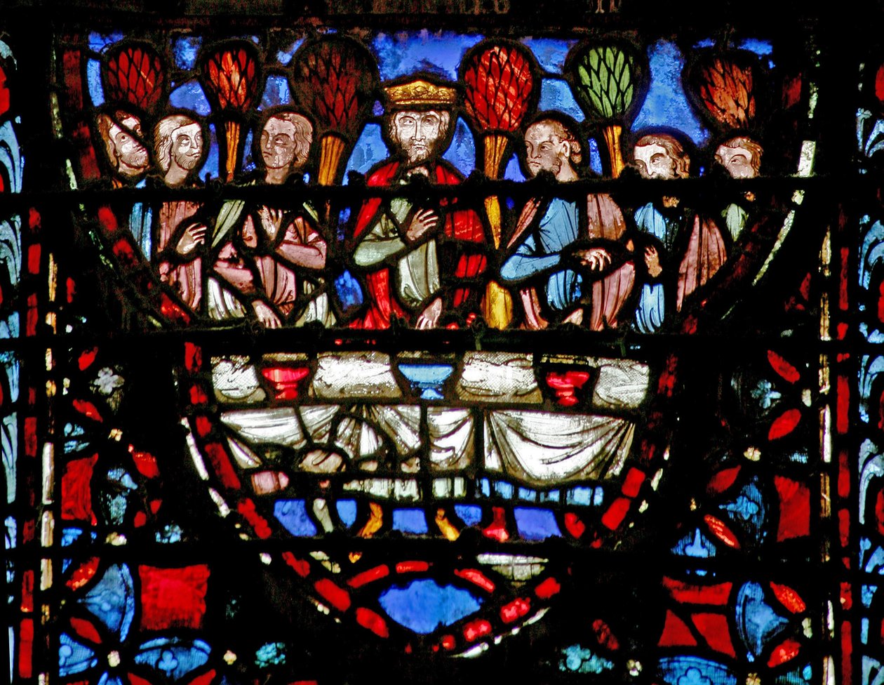 Window w4 Firandet av påsken Josh V 10 av French School