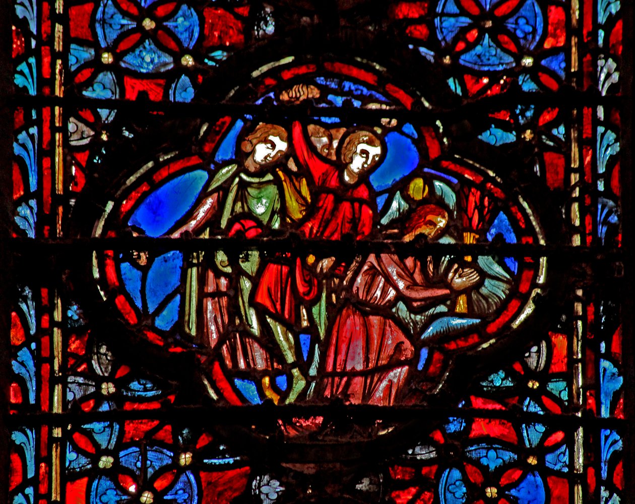 Fönster w4 Achans och hans familjs straff Josh VII 20-26 av French School