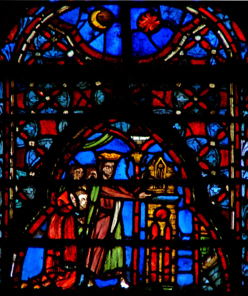 Fönster w4 Tabernaklet i Shiloh Josh XVIII 1 av French School