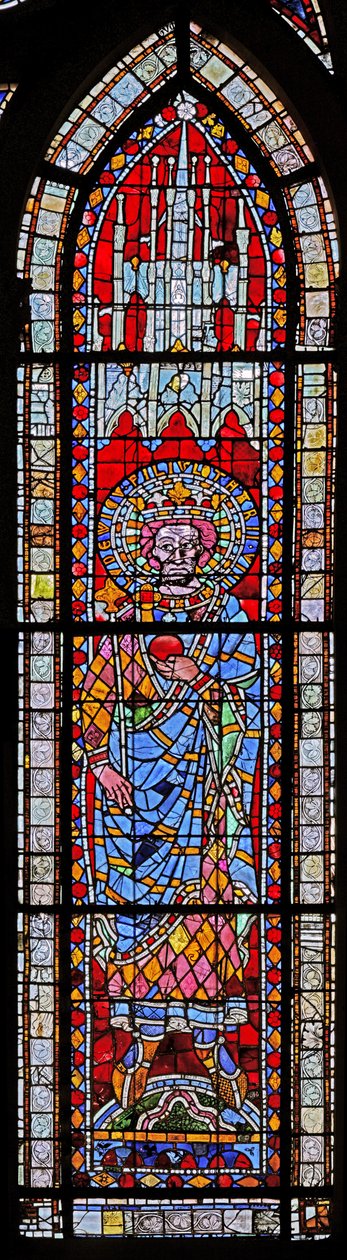 Fönster w7 föreställande Louis, son till Lotharius II av French School