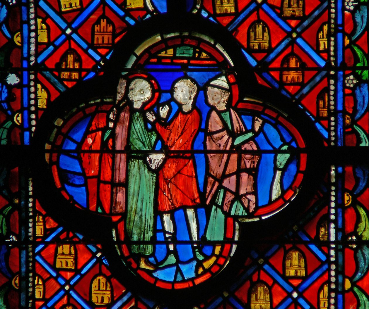 Window w9R Darius beordrar att Daniel ska arresteras. Dan VI 15 av French School