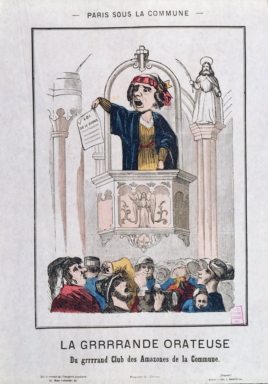 Womens Club under kommunen, 1871 av French School