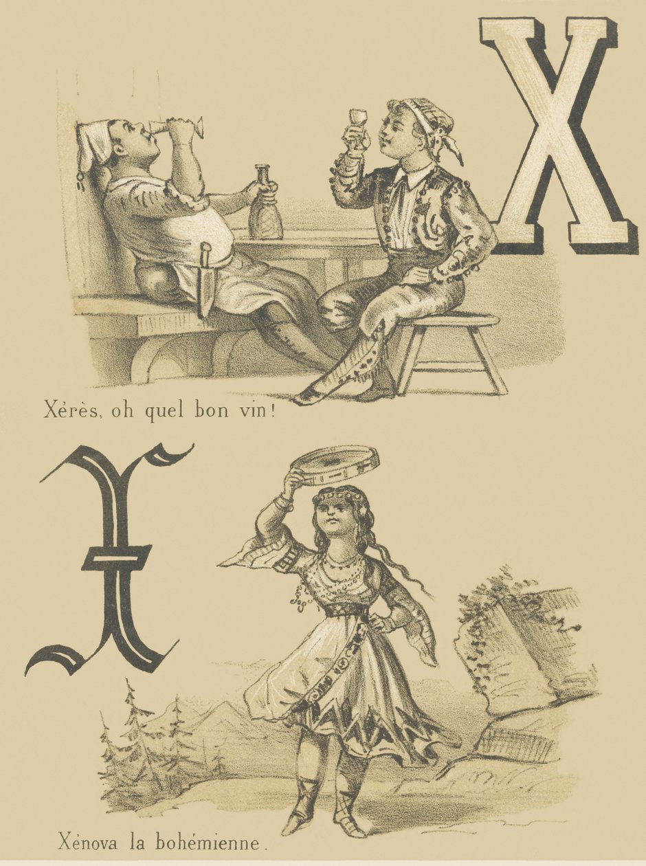 X: Xeres, åh vilket gott vin! /Xenova den böhmiska av French School