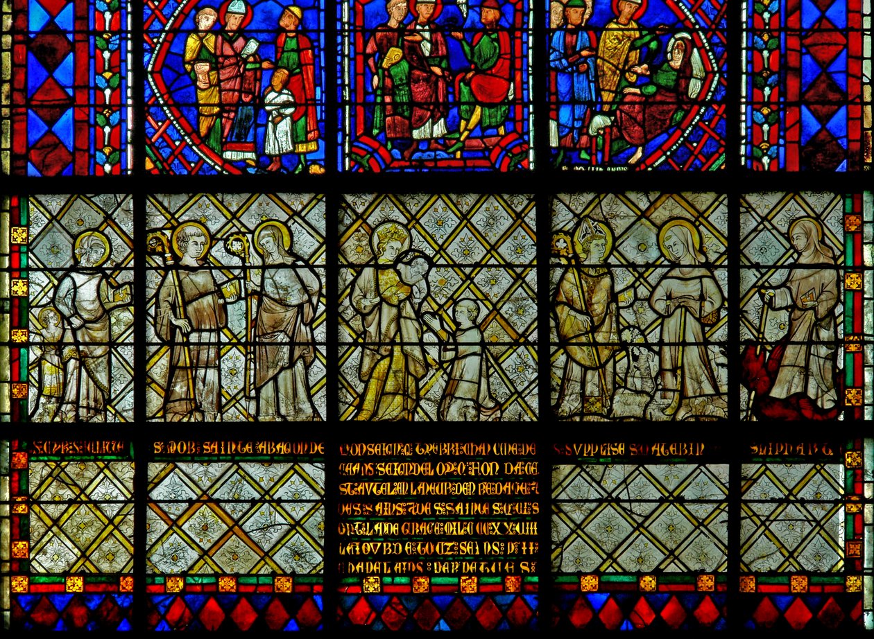 donator - of grisailles of Canon Thierry (w36) av French School