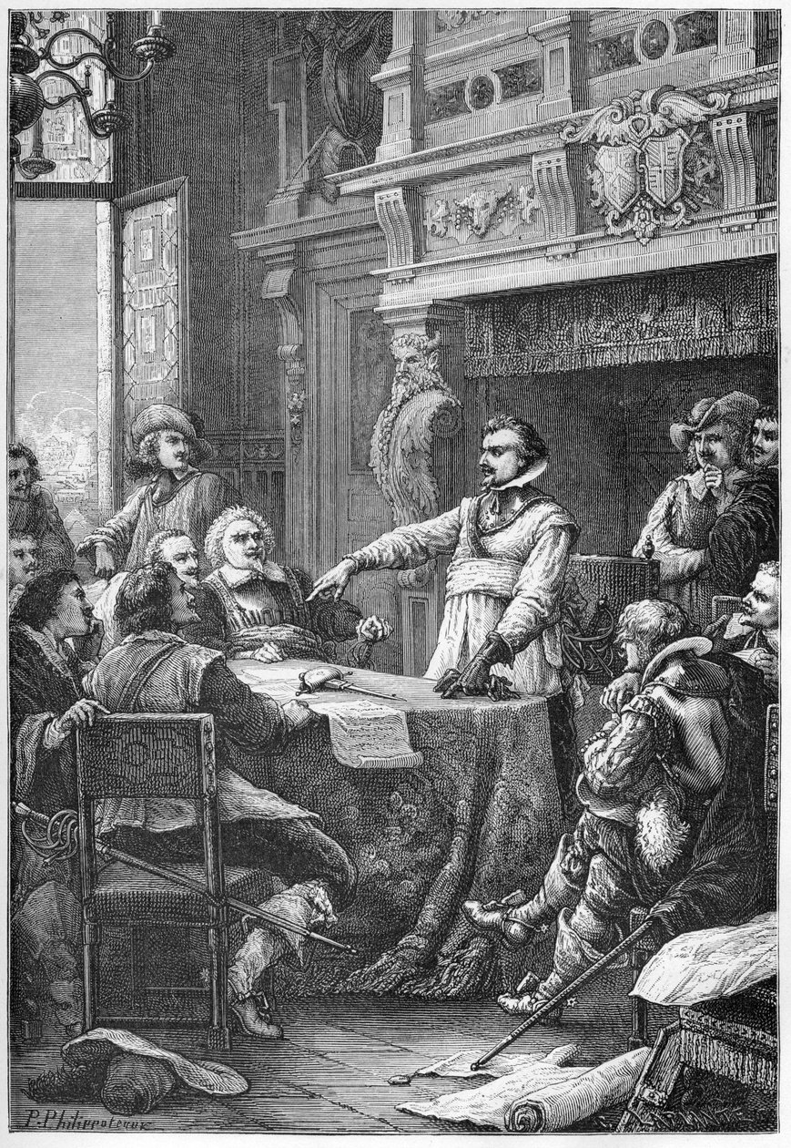 Jean Guitons ed (1585 -1654) lånades ut till Hotel de Ville den 2 maj av French School