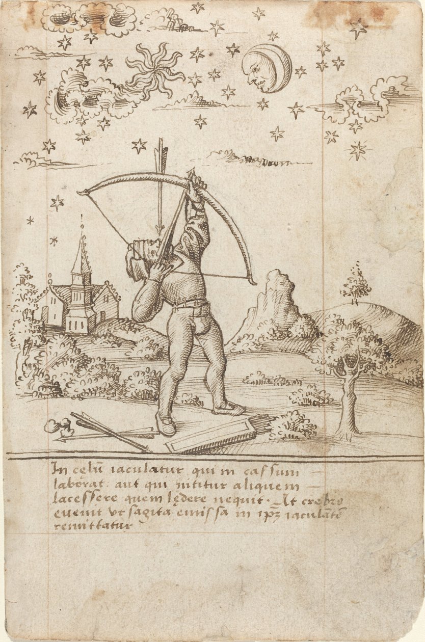 "Du skjuter på himlen" [fol. 9 recto] av French early 16th Century