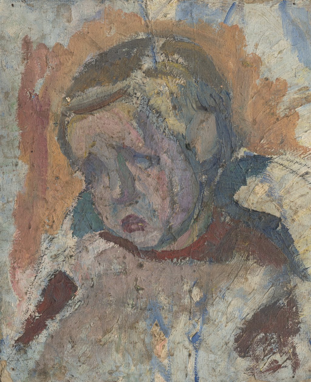 Head Study of a Boy av Frida Konstantin