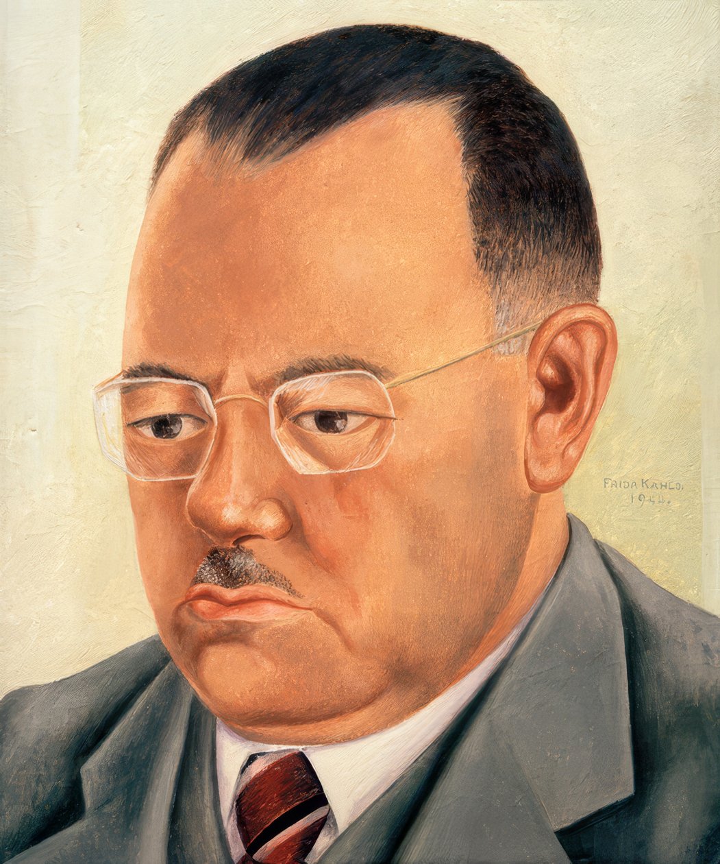 Porträtt av ingenjören Marte R. Gómez av Frida Kahlo