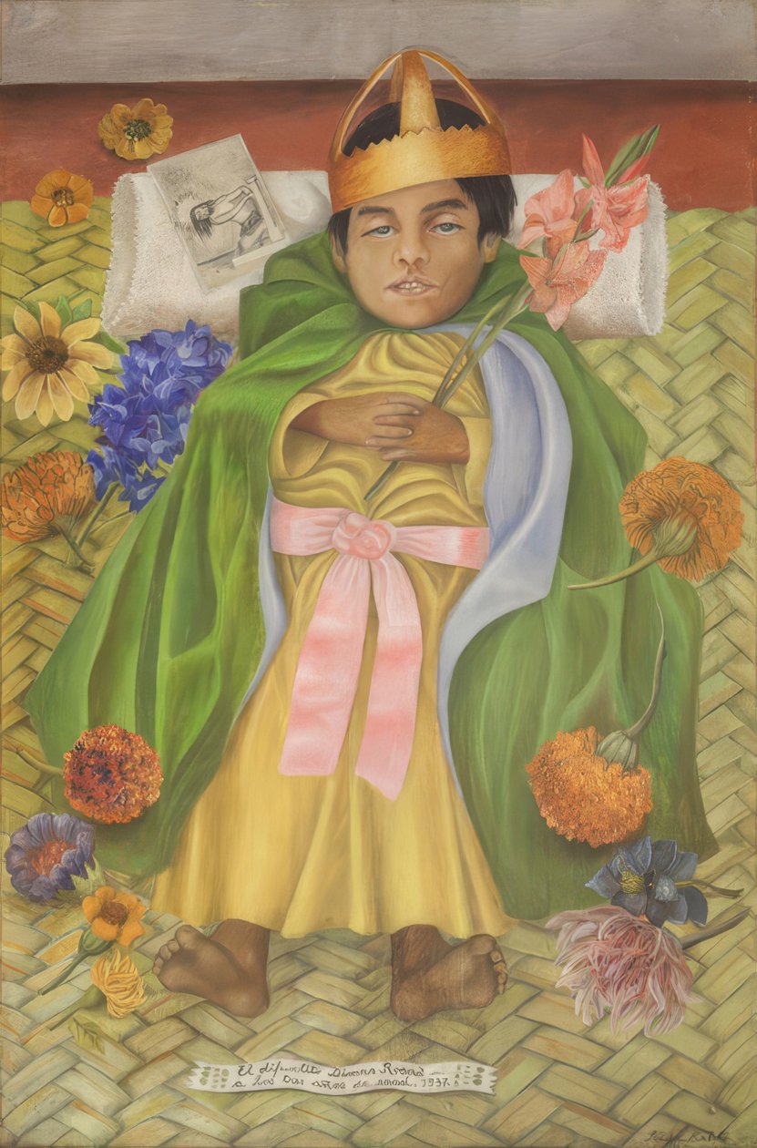 Den avlidne Dimas Rosas vid tre års ålder av Frida Kahlo