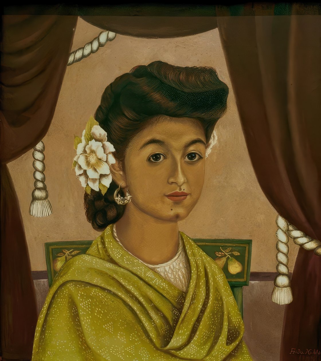 Porträtt av Lupita Morillo Safa av Frida Kahlo