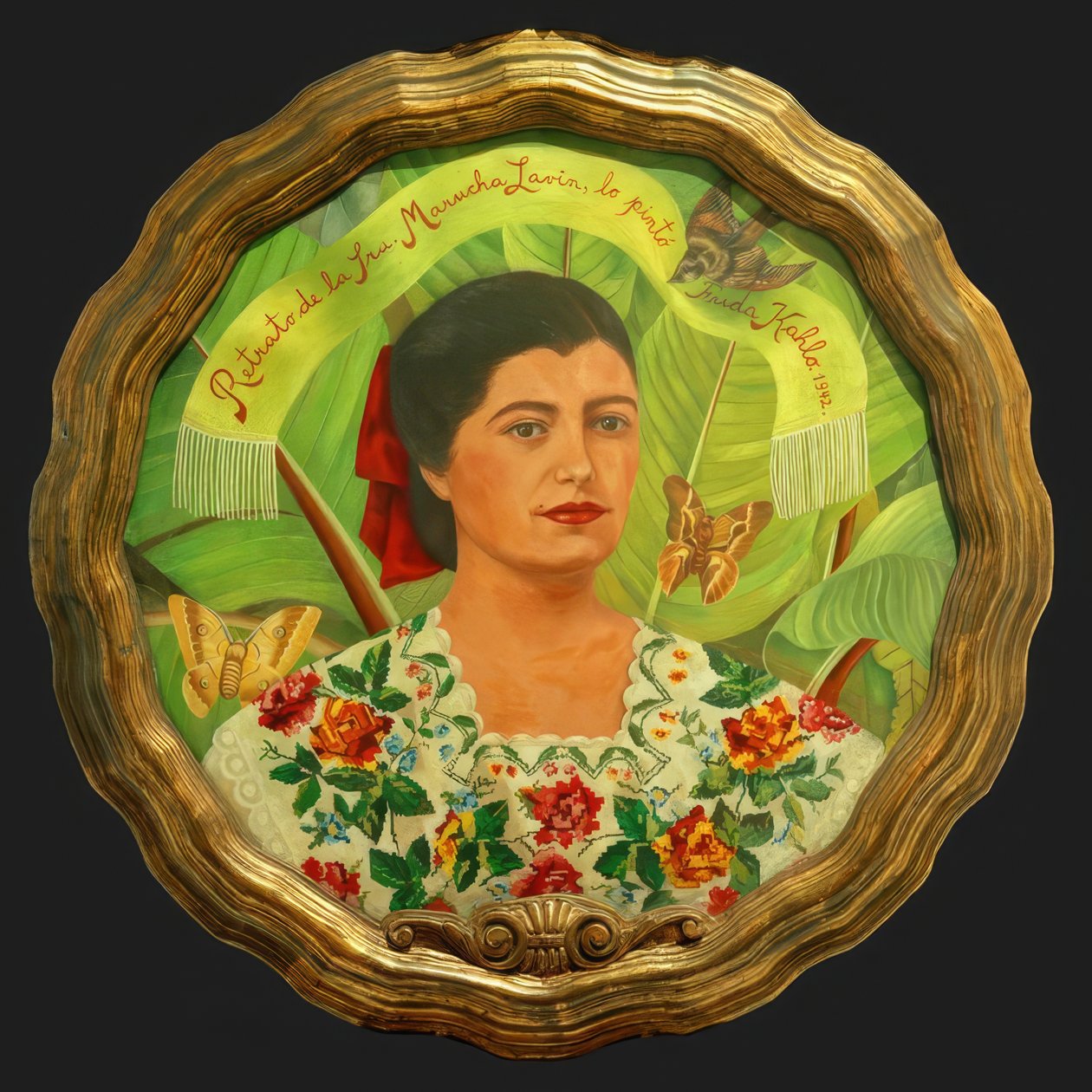 Porträtt av Marucha Lavín av Frida Kahlo