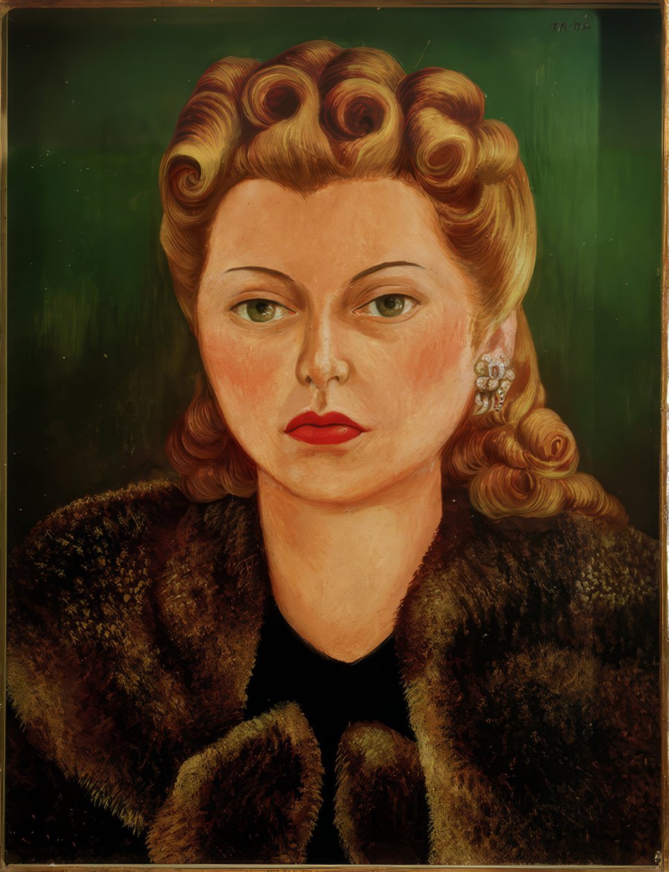 Porträtt av Natasha Gelman av Frida Kahlo