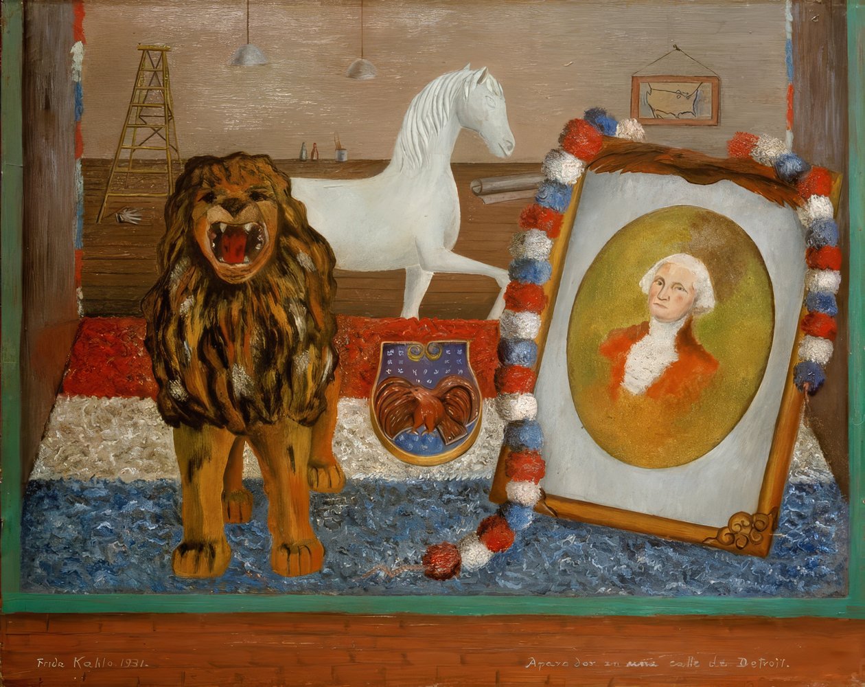 Skyltfönster i Detroit av Frida Kahlo