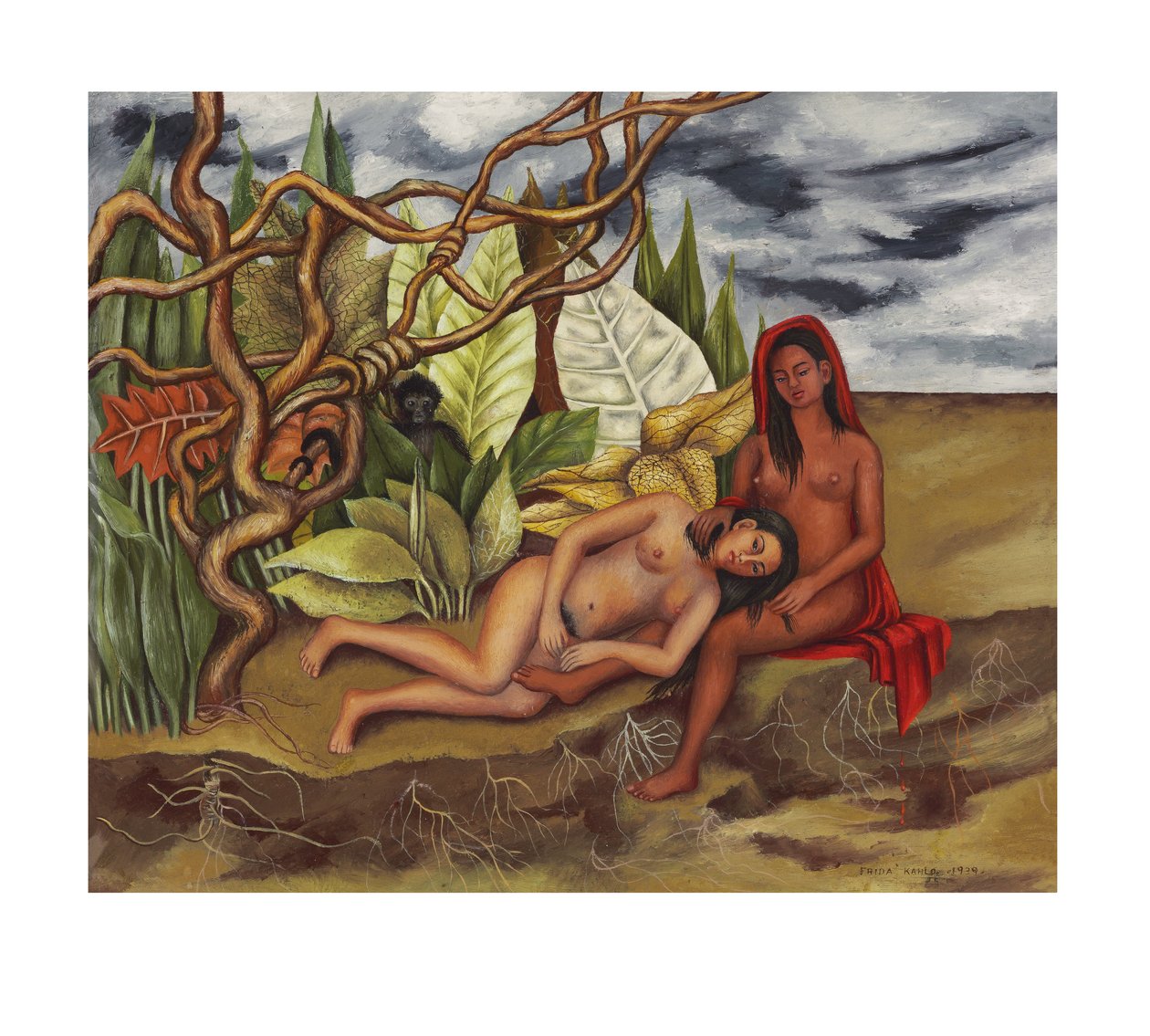 The Land Itself eller Två nakna i djungeln av Frida Kahlo