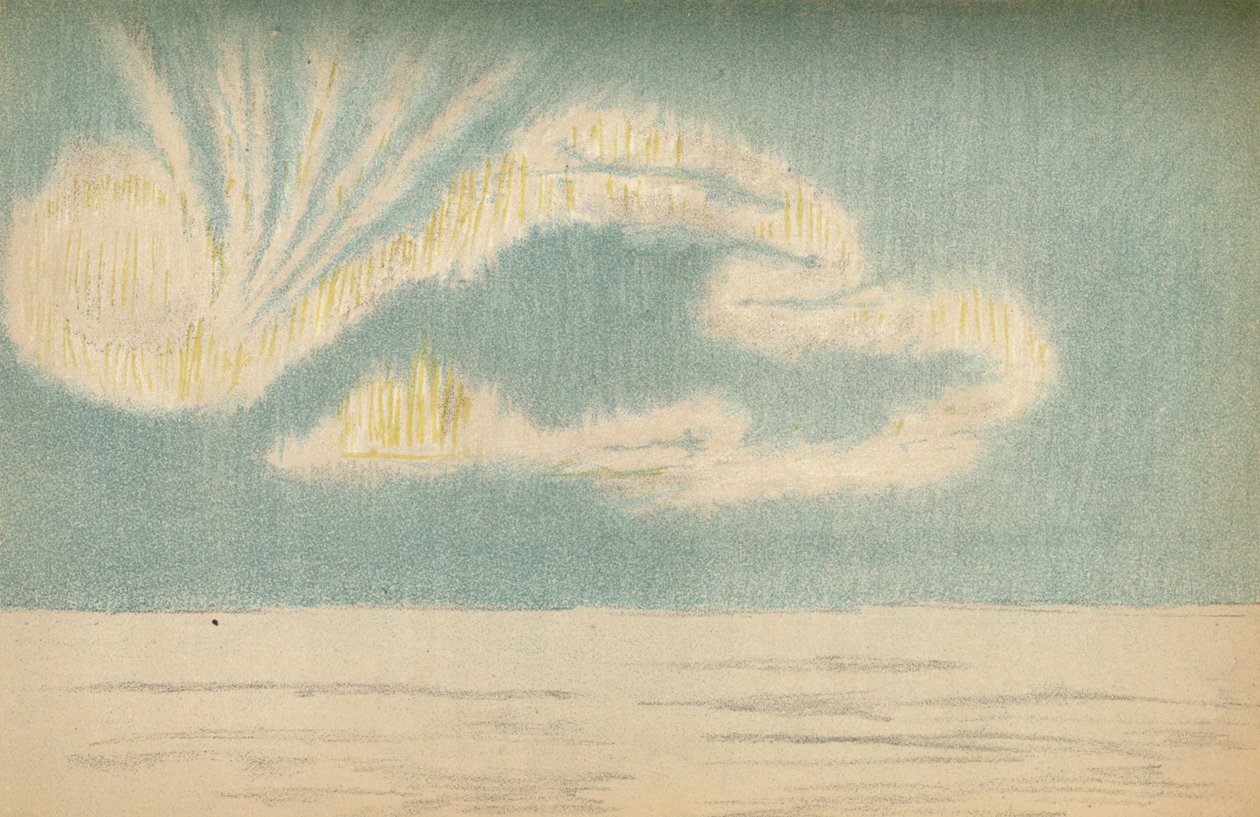 Aurora Borealis, 18 oktober 1894, 1897 av Fridtjof Nansen