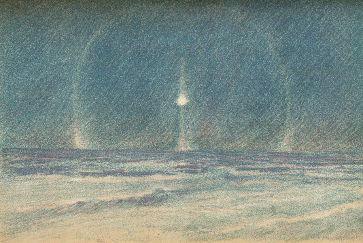 Ljusfenomen i polarnatten, 22 november 1893, 1897. av Fridtjof Nansen
