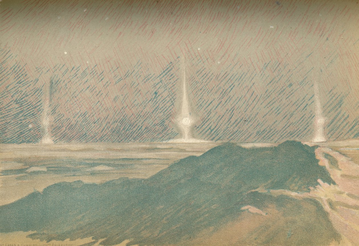 Månskensfenomen i början av polarnatten, november 1893, 1897 av Fridtjof Nansen
