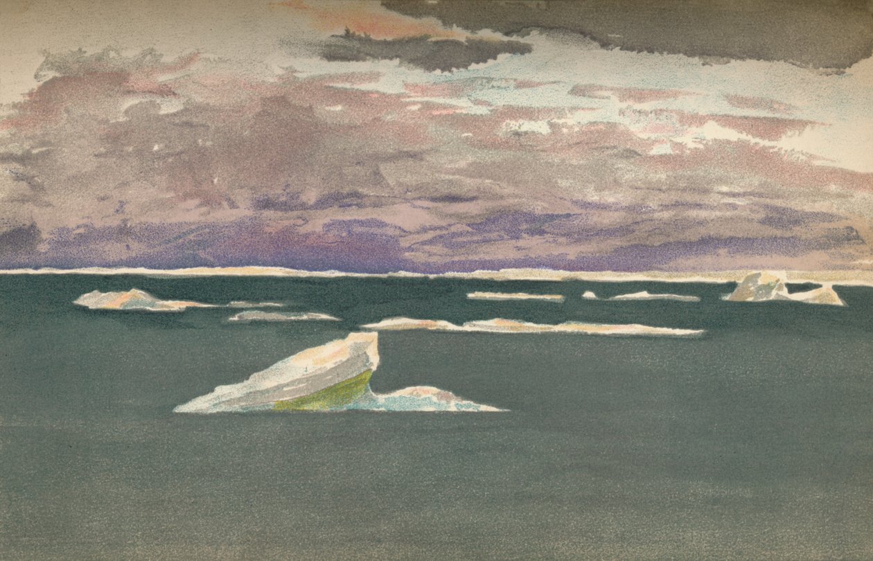 Off the Edge of the Ice - Gathering Storm, 14 september 1893, 1897 av Fridtjof Nansen