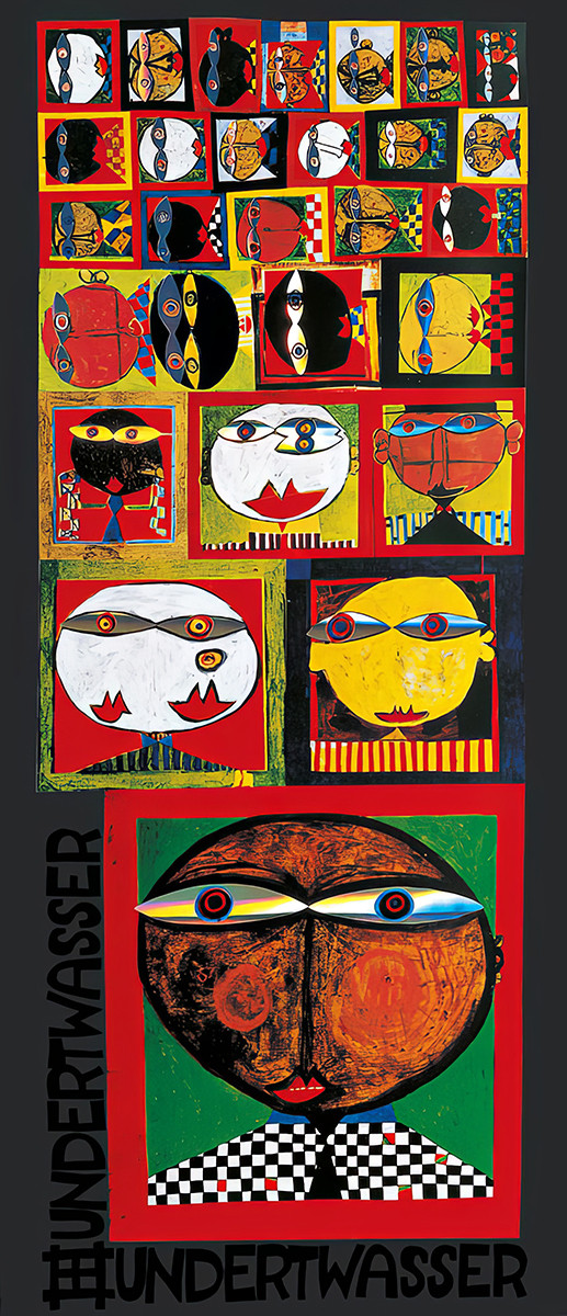 Vi lever i paradiset av Friedensreich Hundertwasser