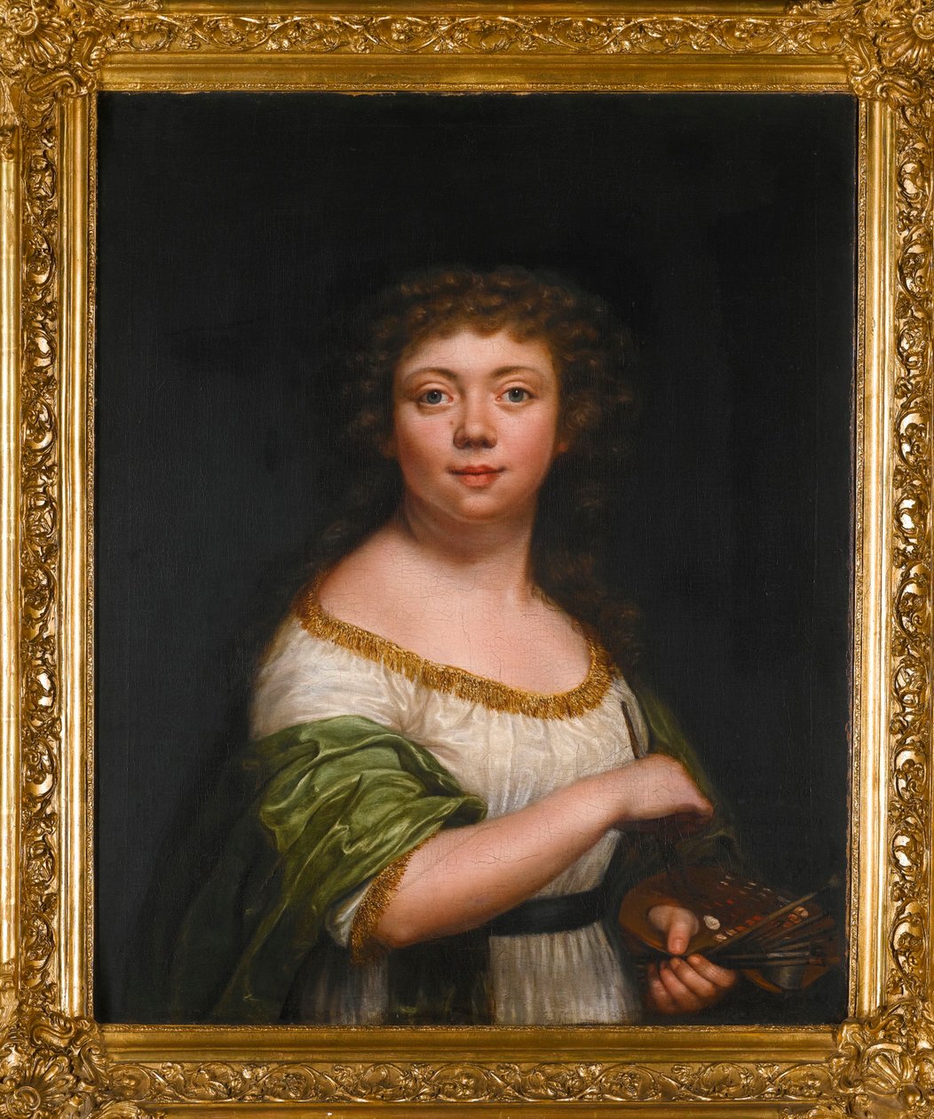 "Självporträtt, tjugoen år gammal" av Lisiewska, Friederike Julie (1772-1856) av Friederike Julie Lisiewska