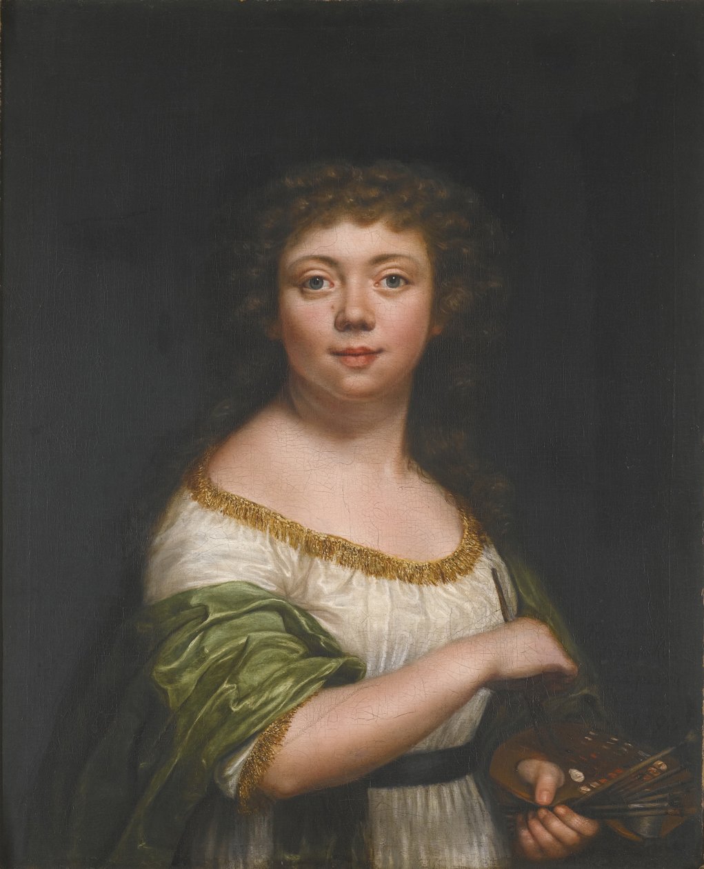 Självporträtt, tjugoett år gammal, 1793 av Friederike Julie Lisiewska