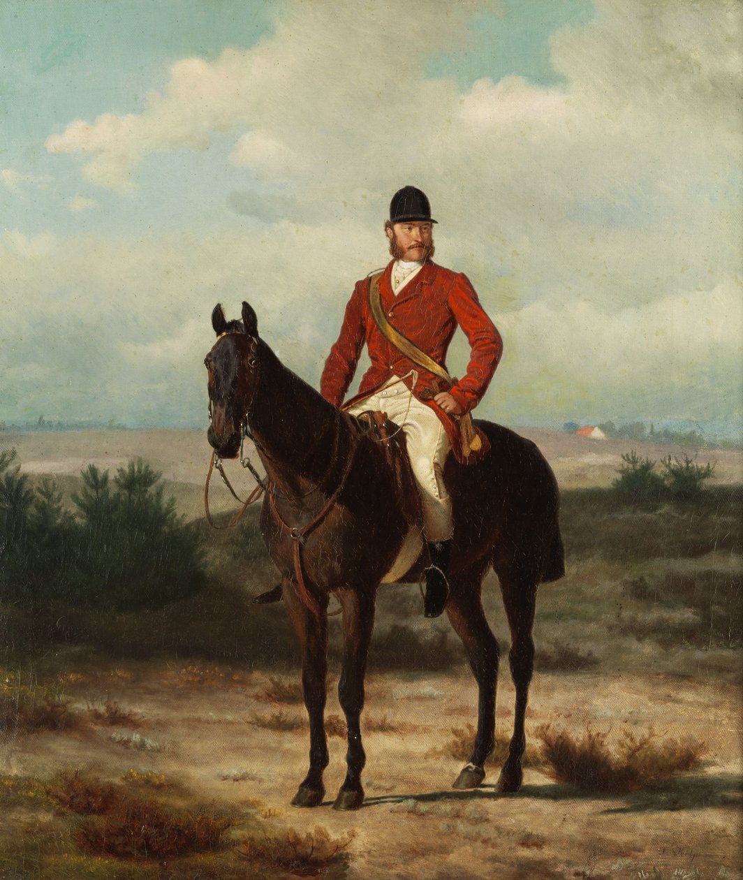 Ridsporträtt av prins Charles av Preussen (1801-1883) av Friedrich Anton Kilp