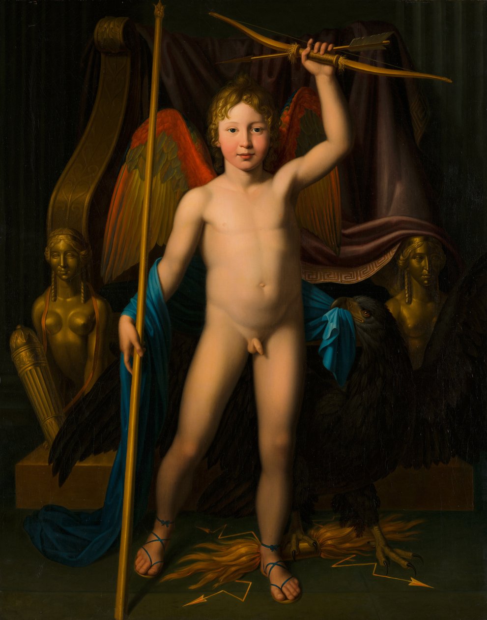 Amor Triumphant av Johann Friedrich Bury