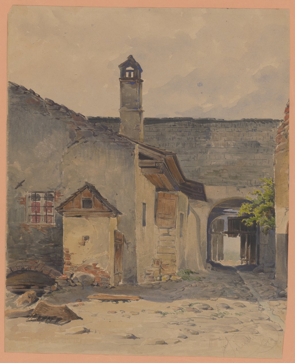 Old Yard av Friedrich Carl von Scheidlin
