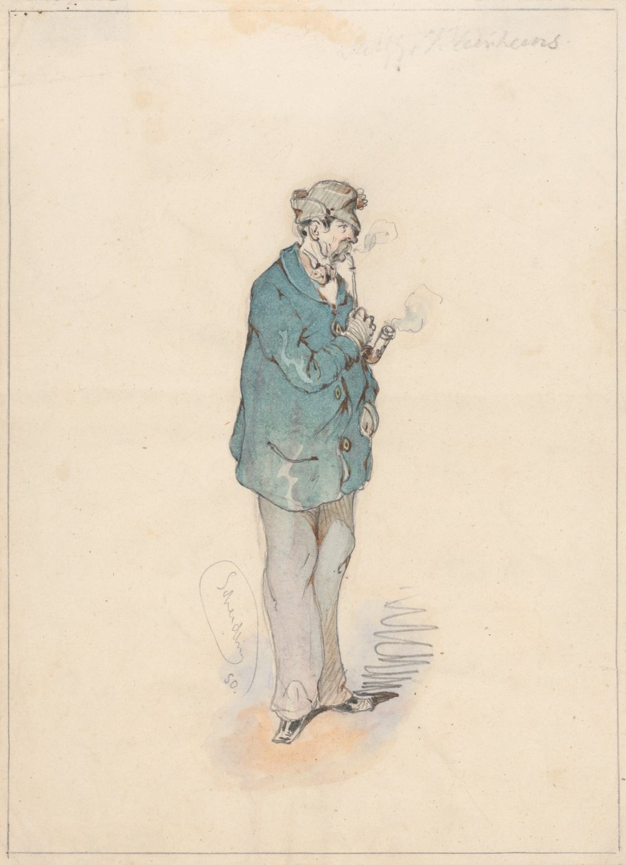 Man med ett rör av Friedrich Carl von Scheidlin