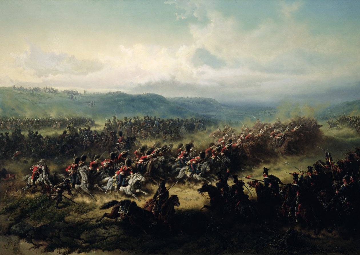 Ansvar för den lätta brigaden, 25 oktober 1854 av Friedrich Kaiser
