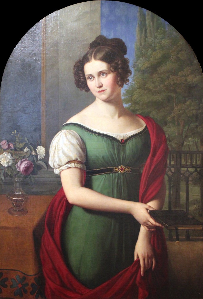 Porträtt av Lili Parthey av Friedrich Wilhelm von Schadow